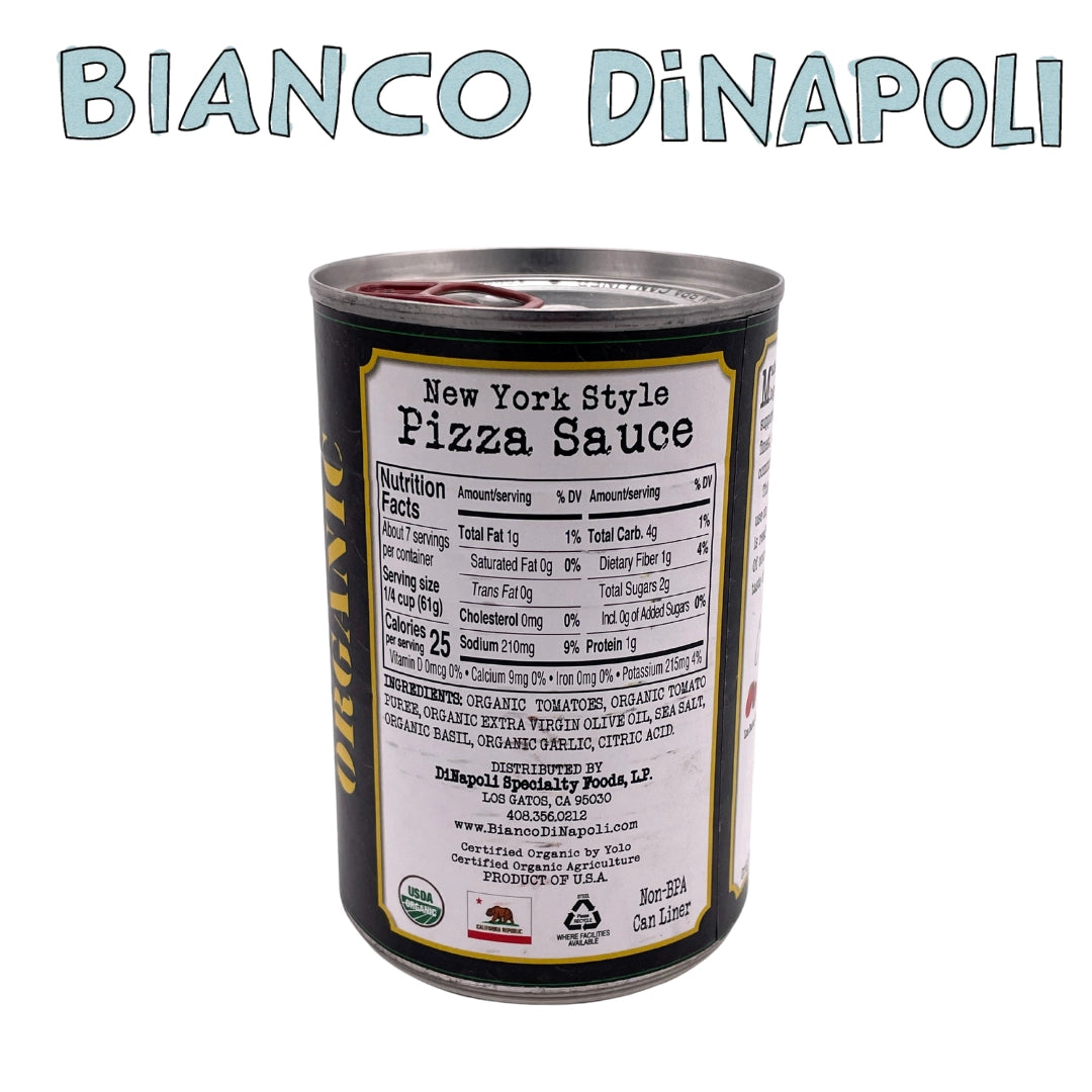 Bianco Dinapoli Organic New York Style Pizza Sauce 15oz /8ct