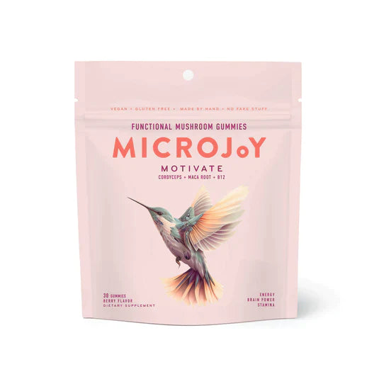 MicroJoy MOTIVATE Functional Mushroom Gummies